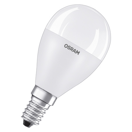 Antibakterielle LED-Glühbirne P47 Ball E14 7W = 60W 806lm 4000K Neutral 180° Antibakteriell Classic Osram