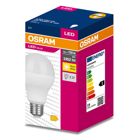 E27 A68 LED Lampen 19W = 150W 2452lm 3000K Warm 200° OSRAM VALUE