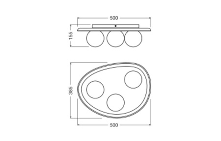 Dekorative Deckenlampe G9 Spot Weiß Dekor Ledvance