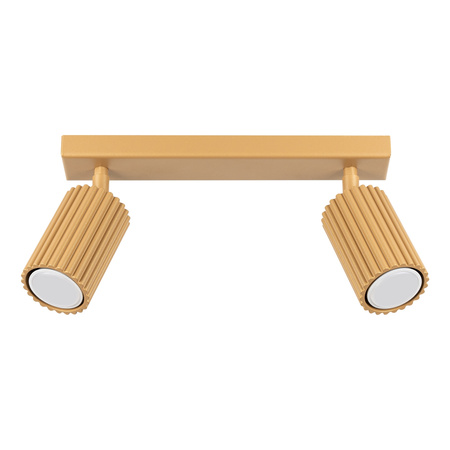 Tuba Spot Reflektor-Deckenleuchte 2x GU10 Gold Carbon Deep Space SL.1561 Sollux