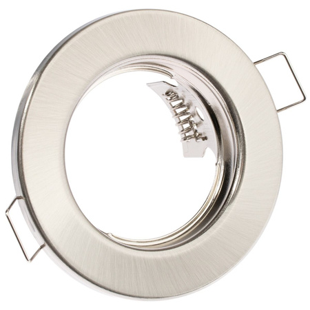 Einbaustrahler GU10, MR16 Einbauspot HALOGEN Runde Fest Satin Blech ARDALI LUMILED