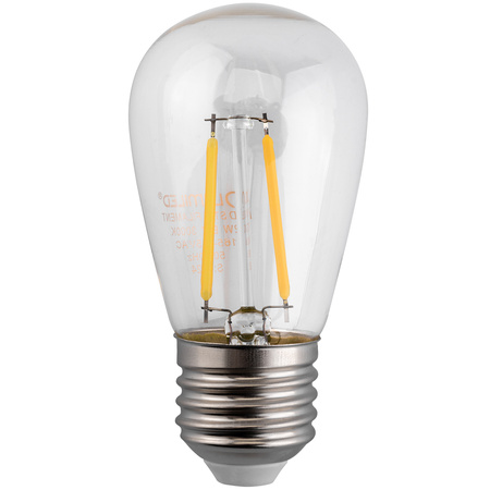 LED Lampen 5-PAK E27 ST14 2W = 20W 3000K Warm 220lm Glühfaden für Girland LUMILED