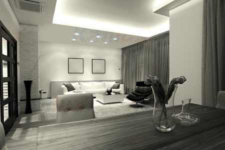 SOREN GU10 Halogen-Deckenleuchte beleuchtet blau Kanlux-Farbe