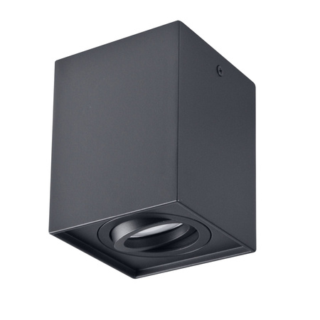 Deckenanbauleuchte Hadar Q1 1xGU10 beweglich quadratisch schwarz