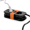 FlowFlexer Orange 2x230V + USB-A/USB-C 16A 3680W 1,4m Verlängerungskabel mit Erdung Kobi