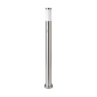 Gartenlampenmast E27 IP44 Mit Bewegungssensor 110CM E27 Satiniertes Nickel VT-838 V-TAC
