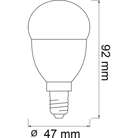 LED Lampe E14 P45 4.9W 470lm 2700K Warm LEDVANCE SMART+ ZigBee Dimmbar
