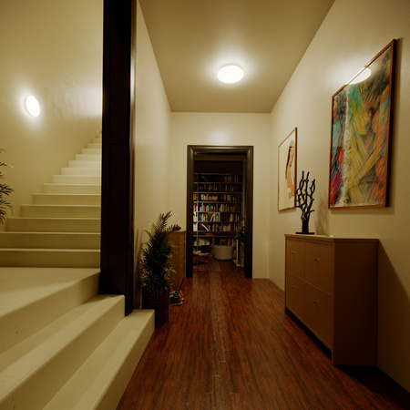 LED Plafond Deckenleuchte 21W 2500lm 2700K mit Dämmerungssensor Weiß Acuna Philips