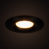 Deckeneinbauleuchte LIGLO DSO GU10/GU5.3 Rund Mattschwarz KANLUX