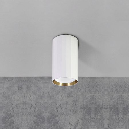 Spot GU10 Weißgold NICEA Sanico Goldlux Anbauleuchte