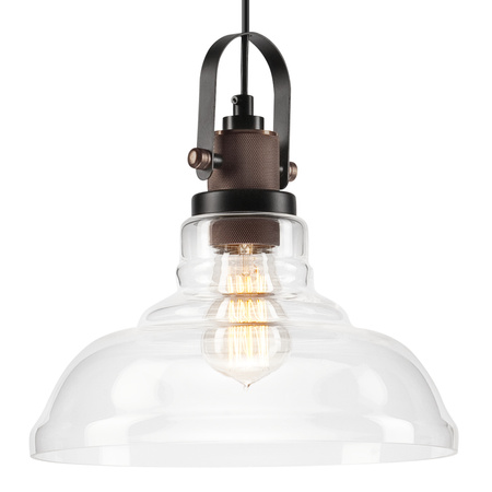 MATTEO E27 Schwarz Kupfer Loft Hängeleuchte LM-1.1/82 Lamkur