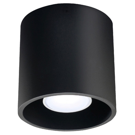 Anbauleuchte ORBIS 1 GU10 Spot Tuba Minimalist Schwarz SOLLUX