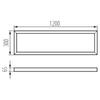 Aufbaurahmen für ADTR-H LED Panel 120 x 30 cm KANLUX