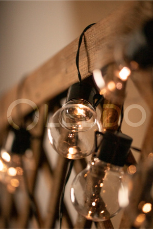 Solar Garland Garden DEKORATIVE Lichterkette 3,35m 10xLED TRANSPARENTE Kugeln 3000K