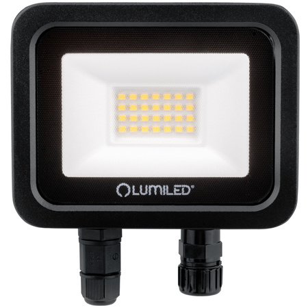 LED-Strahler 20W, LED-Flutlicht ZUME 22000lm 4000K IP65 Schwarz Advanced Lighting Series LUMILED