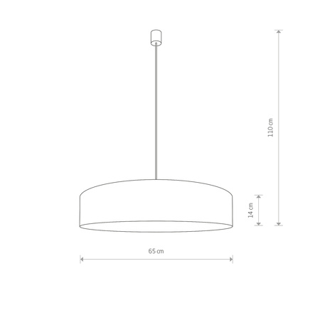 TURDA Deckenleuchte 8950 Nowodvorski Gold 3xE27 Pendelleuchte Rund PVC+Stahl 65 cm Klassisch