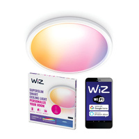 Plafond LED-Anbauleuchte 22W CCT + RGB Weiß SMART WiFi WiZ