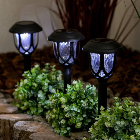 LED Solar Gartenlampe Drive 5500-6000K IP44 40cm Dämmerungssensor