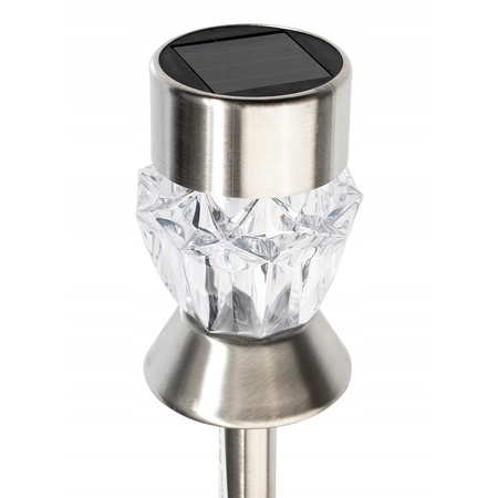 LED-Solar-Gartenlampe eingebettetes CRYSTAL RGB