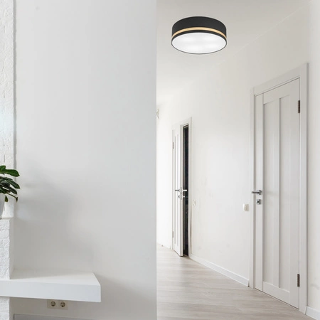 Plafond LED-Deckenleuchte GLORIA 4xE27 Schwarz Weiß LM-4.202 Lamkur