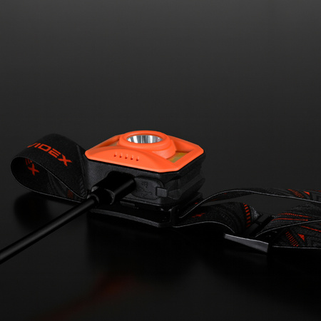 Wiederaufladbare LED-Stirnlampe 5W 400lm 5000 K H085-OR VIDEOX