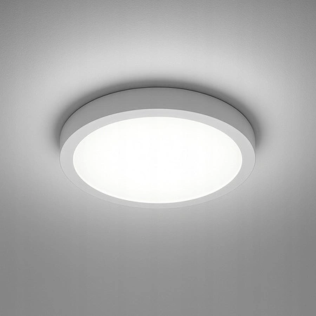 LED-Panel-Deckenleuchte 18W 1440lm 4000K Neutral 120° Anbauleuchte Rund Weiß Bingo Masterled