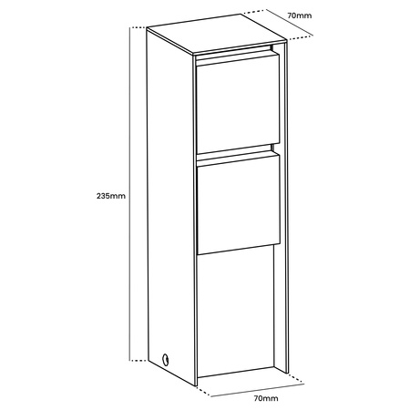 IBERI Outdoor Standmasten 230V 2x Netzsteckdose IP65 LUMILED