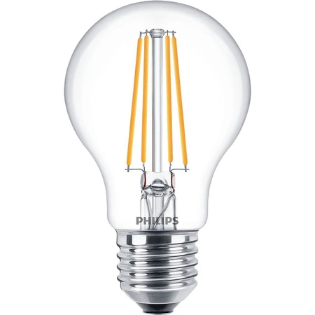 Set mit 6x LED Lampen E27 A60 7W = 60W 806lm 2700K Warmfilament PHILIPS