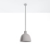 DAMASO E27 Loft Pendelleuchte Grau SOLLUX