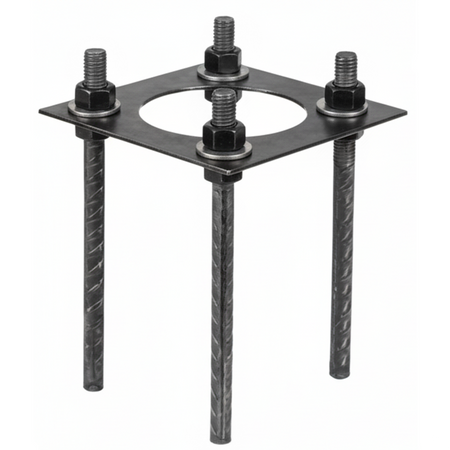 BASE SV 200x200mm KOBI Justierbarer Fundamentanker für Stützen