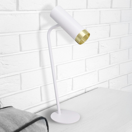 Schreibtischlampe GU10 Weiß Fado Sanico Goldlux