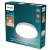 LED Plafond Deckenleuchte 12W 1350lm 2700K mit Dämmerungssensor Weiß Acuna Philips