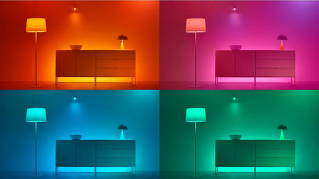 LED Lampen 2x E27 A60 8.5W = 60W 2200-6500K + RGB SMART WiFi Philips WiZ