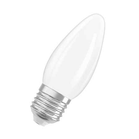 LED-Lampe B35 E27 Kerze 3.4W = 40W 470lm 2700K Warm 320° Dimmbar SUPERSTAR Osram