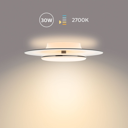 LED-Deckenleuchte Plafond 30W 3100lm 2700K Weiß Granat Philips