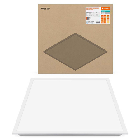 LED-Panel Büroleuchte Deckenleuchte 33W 3630lm 3000K Warm Dimmbar Anbauleuchte Einbauleuchte Weiß 60x60cm UGR19 Compact Ledvance