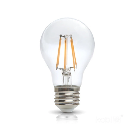 LED-Lampe E27 Ball 12W 1521lm 3000K Warm 360° Filament Line Kobi