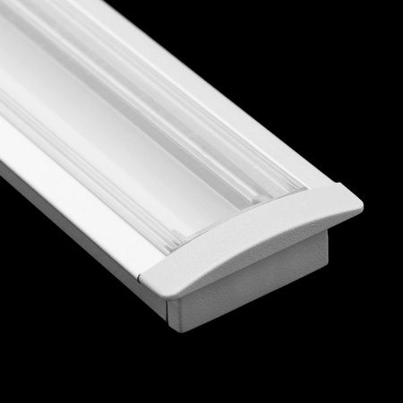 Endkappe für KM39K-S Profil Kunststoff, Grau LUMILED