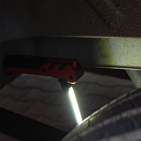 Wiederaufladbare Werkstatt-Taschenlampe Klappbarer Magnet COB + LED 140lm + 360lm VA0104 Vayox