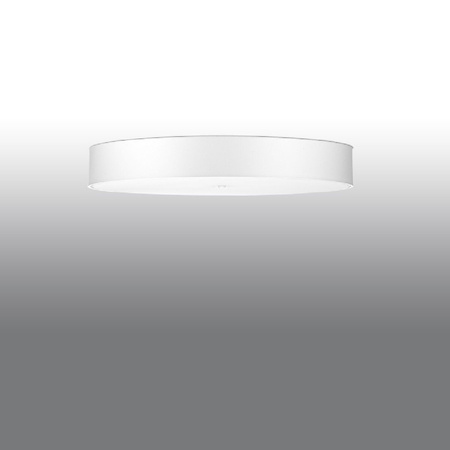 Deckenleuchte LED SKALA 6xE27 Runde Leuchte 100cm Weiß SOLLUX