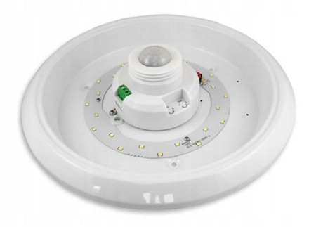 Plafond LED Deckenanbauleuchte 12W 960lm 4000lm neutralweiß 160° Round White Masterled