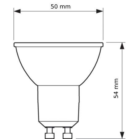GU10 LED Leuchtmittel 4W = 50W 350lm 4000K Neutral 36° PHILIPS Dimmbar