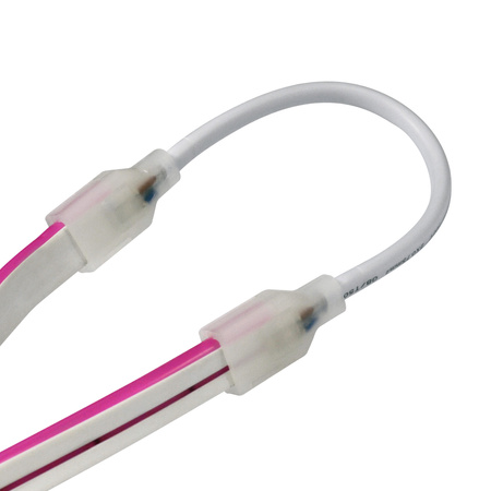 Doppelseitiger Anschluss für NEON-LED-Streifen mit einem 2PIN 12MM-Kabel