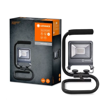 LED Fluter 20W 1700lm 4000K IP65 Grau LEDVANCE WORKLIGHTS S-STAND tragbar