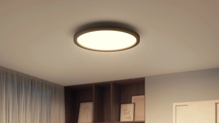 Plafond LED Deckenanbauleuchte 21W 2450lm IP20 Weiß Ambiente TW Schwarz 39,5cm Smart SMART Zigbee Bluetooth Aurelle Philips HUE
