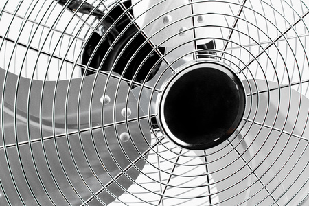 Bodenluftzirkulator FAN 40cm 80W Chrom