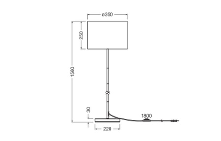 Dekorative E27 Grau Dekor Ledvance Stehleuchte