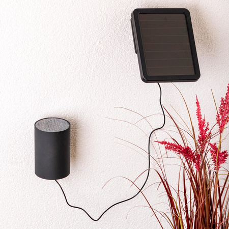 Wandleuchte LED Solar Gartenleuchte Fassade 3000K IP44 Up Down Dämmerungssensor