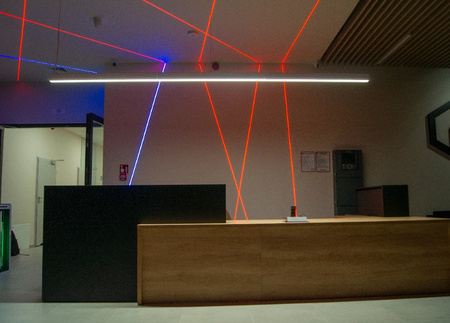 LED Flameproof Hermetische Leuchte 42W 5670lm 4000K Neutral IP65 IK08 Grau Dampproof Ledvance