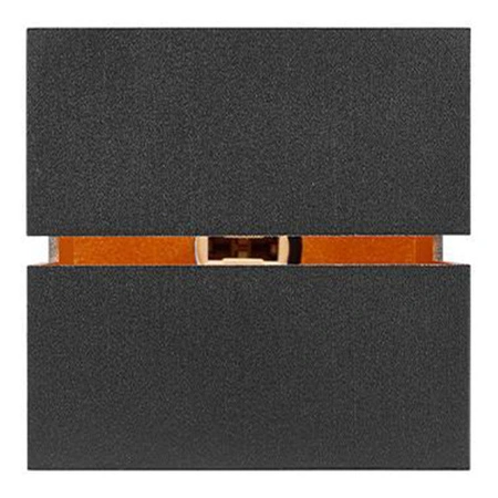 Wandsteckdose Aufbaulampe G9 Schwarz Gold Costa Masterled